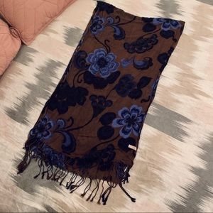 JCrew Floral Scarf